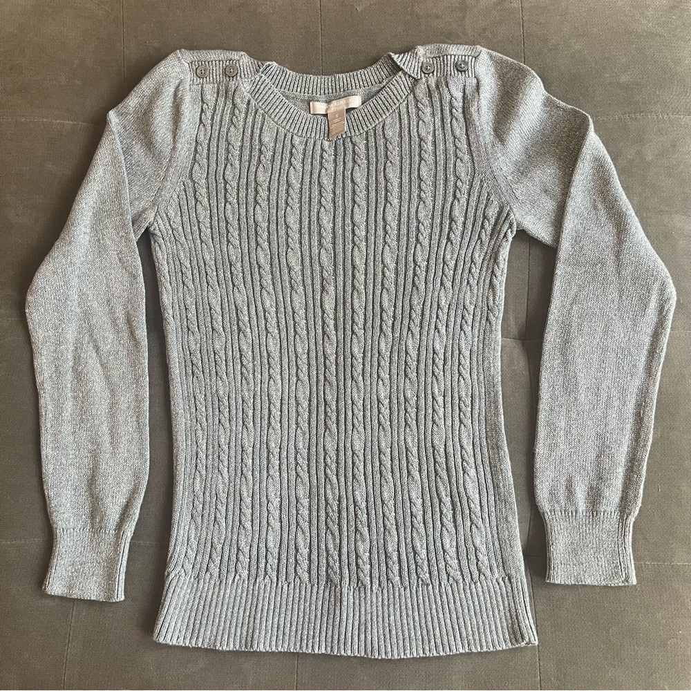Banana Republic Sparkle holiday sweater